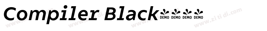 Compiler Black字体转换